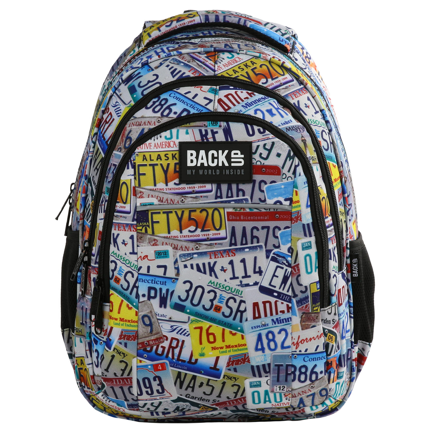 Rucsac scoala backup 2 model H 41 farfurii, multicolor