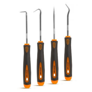 Set 4 carlige si sule pentru montaj Handy 10747B, 165 x 21 mm dimensiune, maner ergonomic, antiglisant Set 4 carlige si sule pentru montaj Handy 10747B, 165 x 21 mm dimensiune, maner ergonomic, antiglisant
