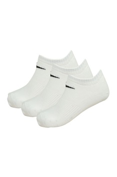 Set 3 sosete pentru barbati Nike, No Show, Bumbac, 45-48, Alb Set 3 sosete pentru barbati Nike, No Show, Bumbac, 45-48, Alb