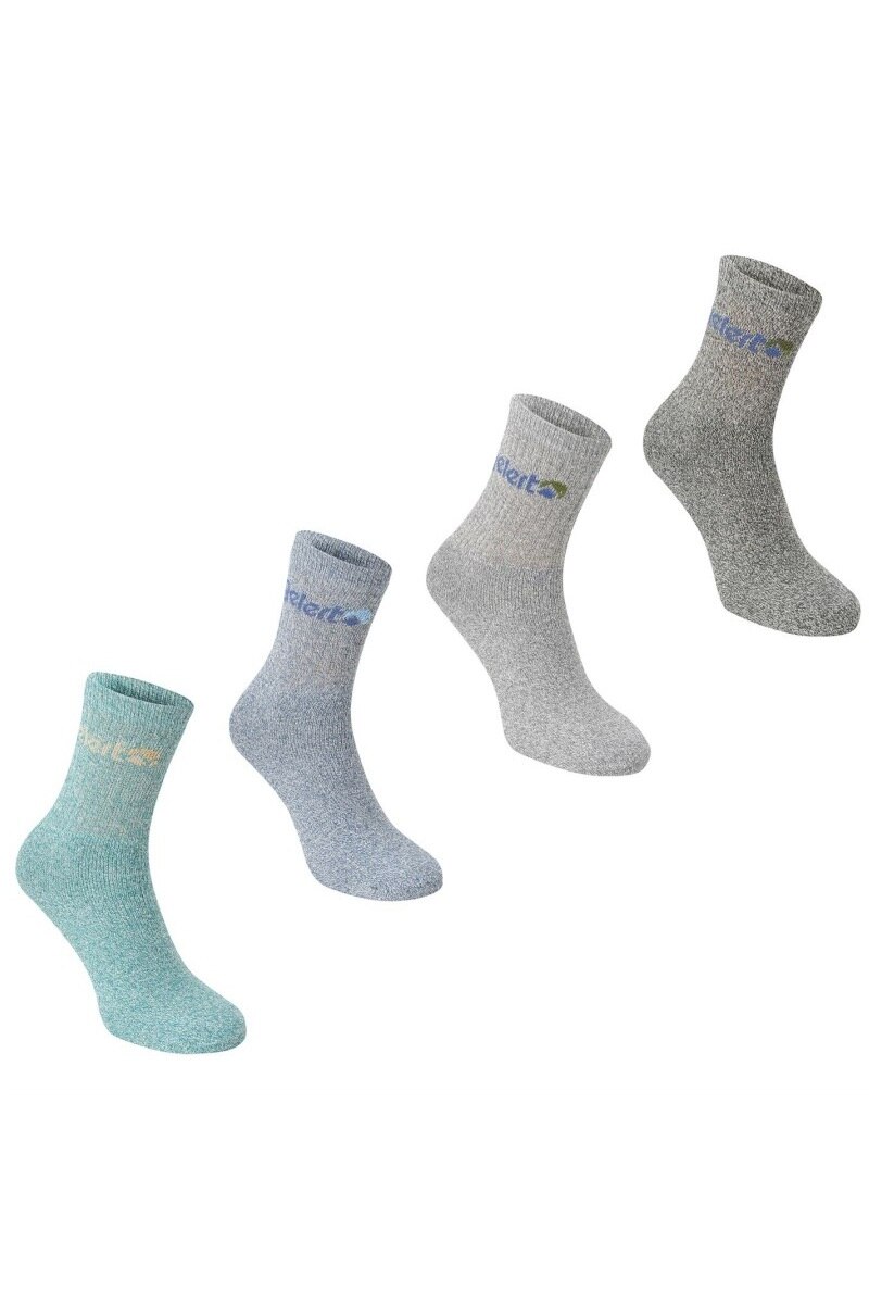 Set 4 Perechi de sosete Gelert Boot, Bumbac, Multicolor, 37-42 EU