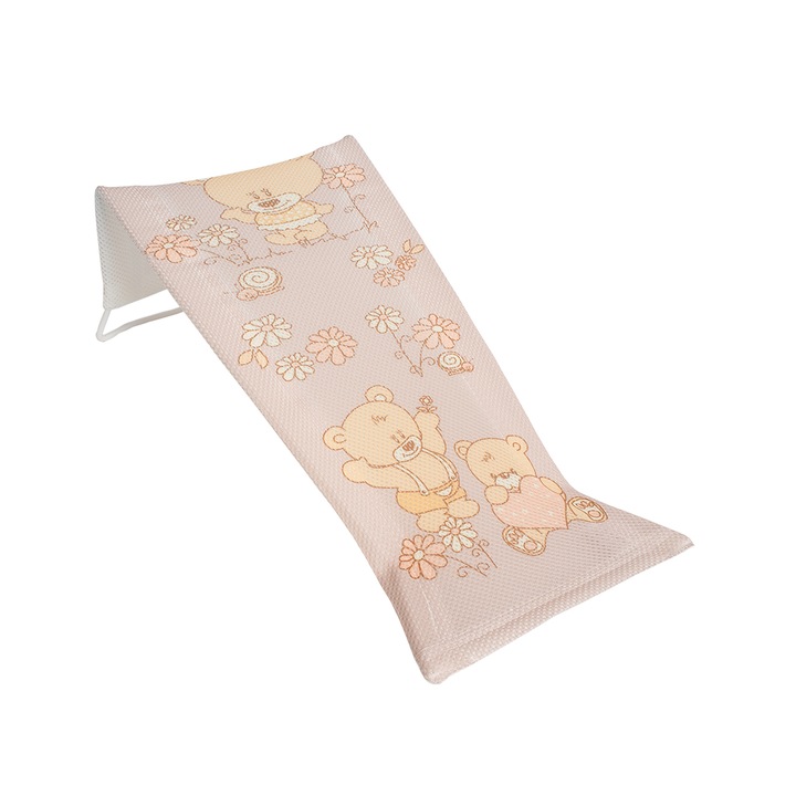 Хавлиена подложка за вана Tega Baby Bears, Екрю