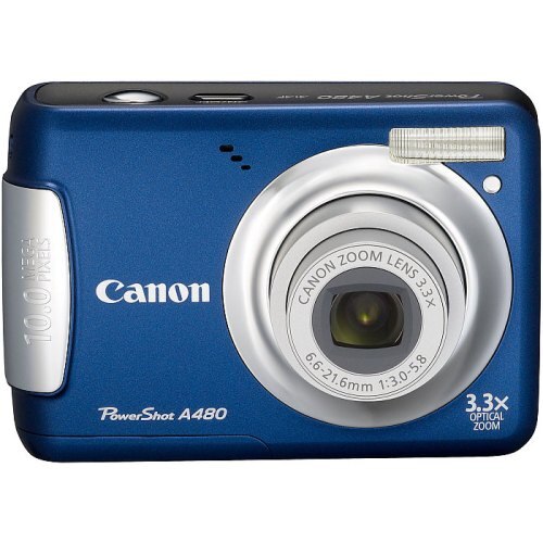 Aparat foto digital Canon PowerShot A480 blue - eMAG.ro