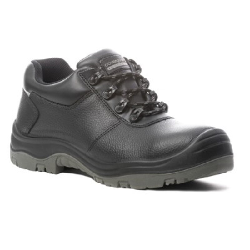 Pantofi de protectie S3 Freedite, din piele impermeabila, cu bombeu compozit si talpa antiperforare, negri/marimea 45