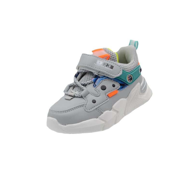 Pantofi sport pentru baieti Bessky B-715-5A-22, Gri 50973