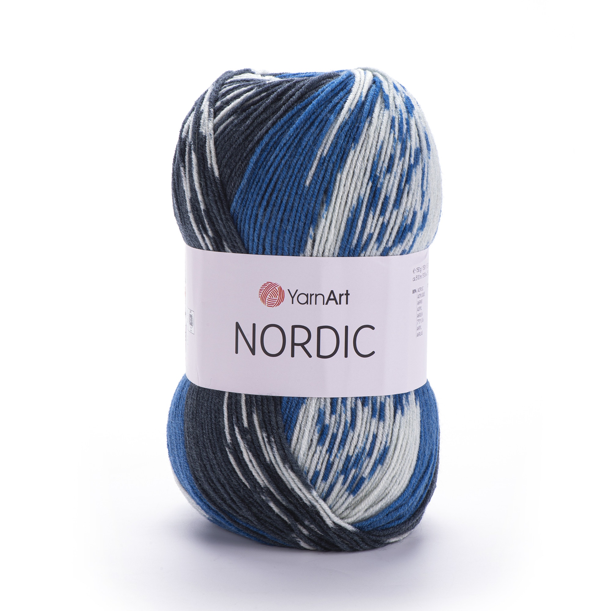 Fir pentru crosetat si tricotat Yarn Art Nordic 662, multicolor Fir pentru crosetat si tricotat Yarn Art Nordic 662, multicolor