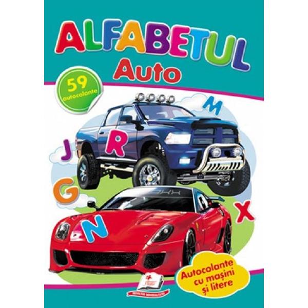 Alfabetul auto. 59 autocolante