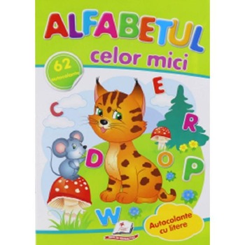 Alfabetul celor mici. 62 autocolante Alfabetul celor mici. 62 autocolante