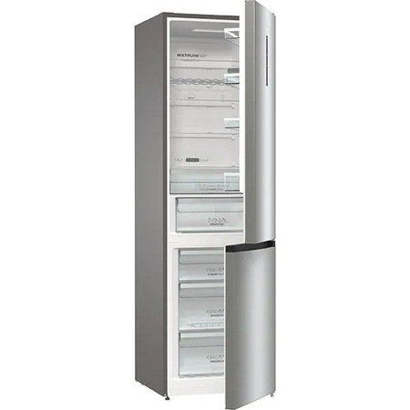 Combina frigorifica GORENJE NRC6204SXL4, No Frost Plus, 361 l, H 200 cm, Clasa C, Inox