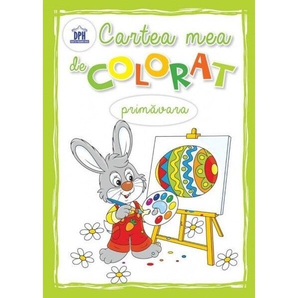 Cartea mea de colorat primavara