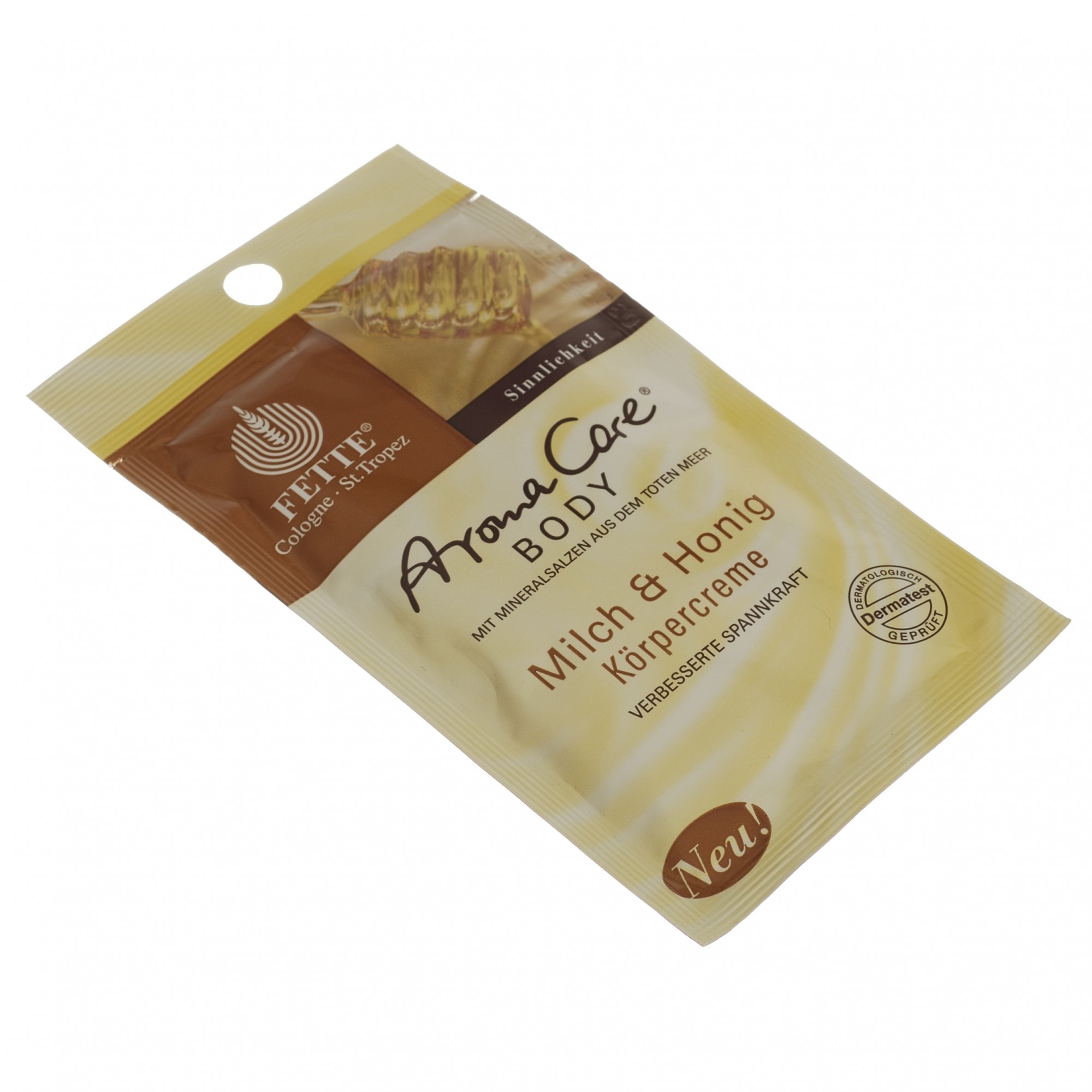 Crema de corp Dermasel cu lapte si miere, 30 ml