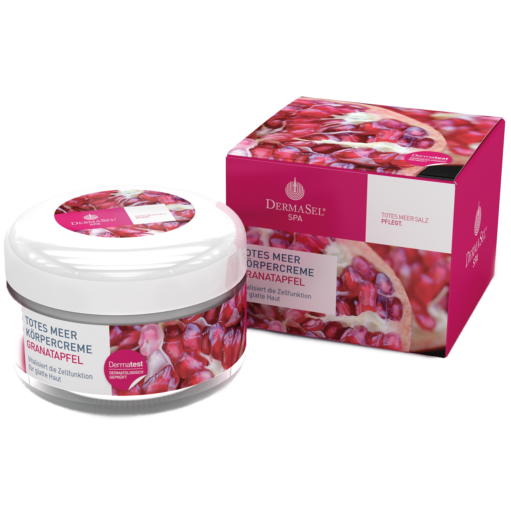 Crema de corp Dermasel cu rodie, 250 ml