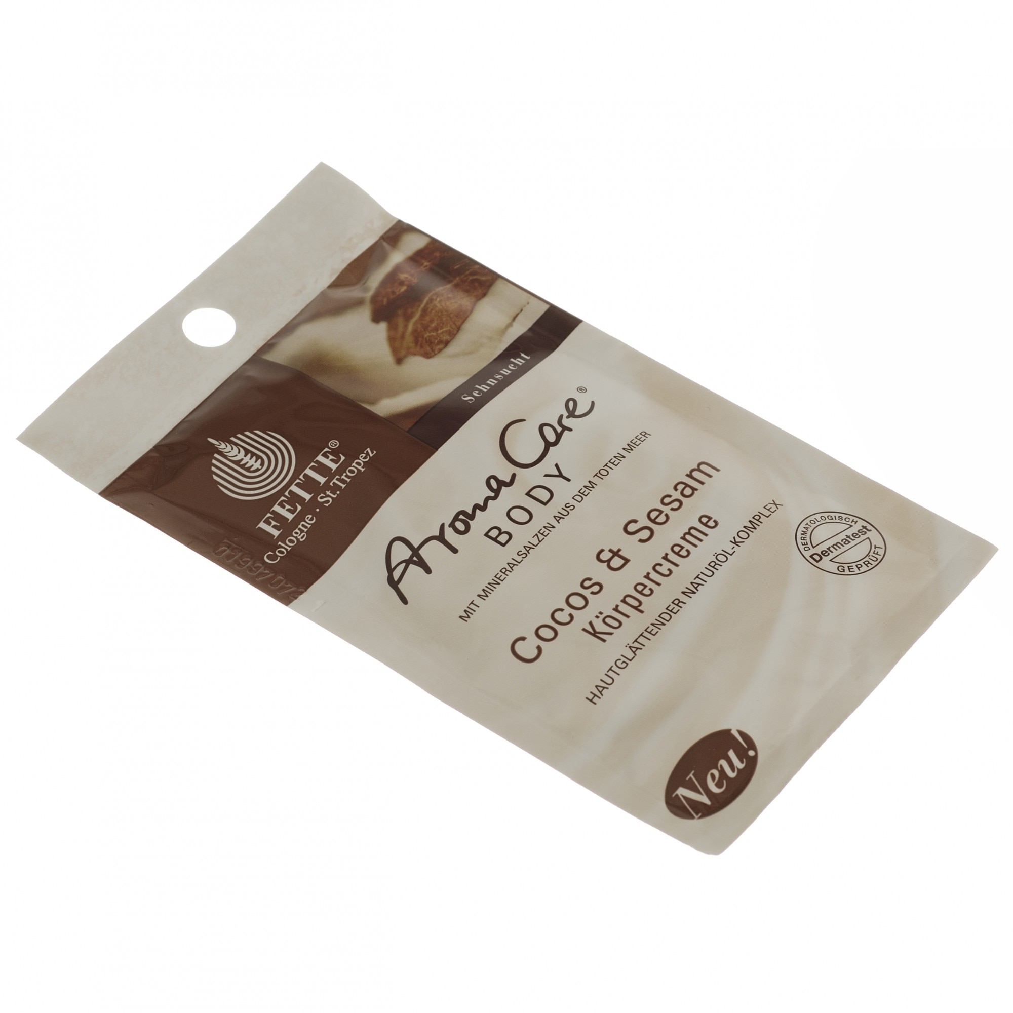 Crema de corp Dermasel cu cocos si susan, 30 ml