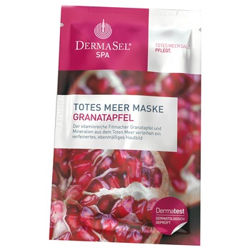 Masca pentru fata Dermasel Spa cu rodie, 12 ml Masca pentru fata Dermasel Spa cu rodie, 12 ml