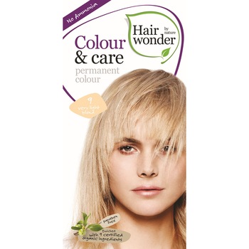 Vopsea de par Hairwonder Colour&Care, fara parabeni si fara amoniac, Very Light Blond 9, 100 ml Vopsea de par Hairwonder Colour&Care, fara parabeni si fara amoniac, Very Light Blond 9, 100 ml