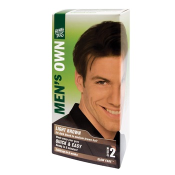 Vopsea de par Hennaplus pentru barbati Light Brown, 80 ml Vopsea de par Hennaplus pentru barbati Light Brown, 80 ml