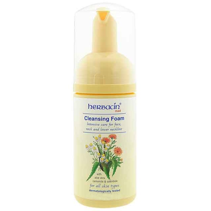 Herbacin arcbőr tisztító hab, 200 ml