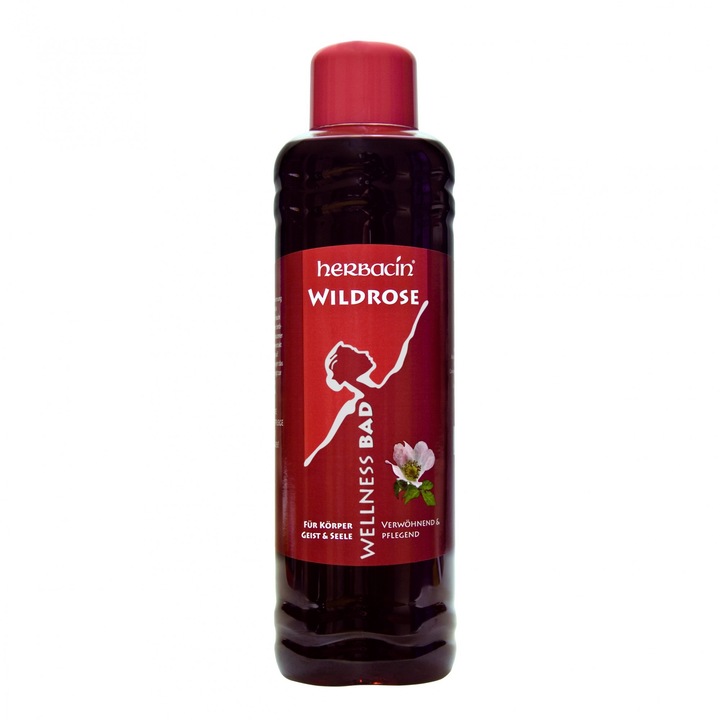 Herbacin aromaterápiás fürdő vadrózsával, 1000 ml