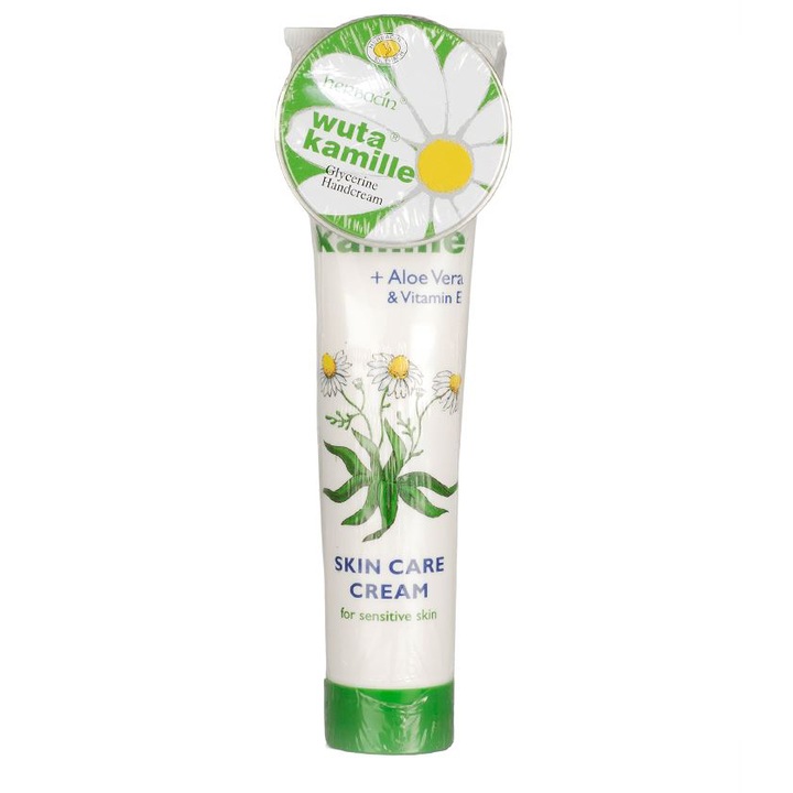 Herbacin készlet: Bőrápoló krém, 75 ml + Kézkrém, 20 ml