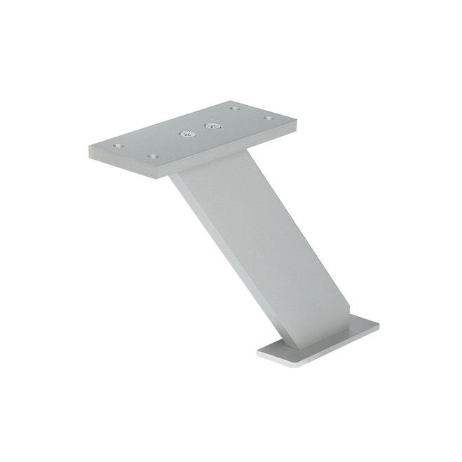 Consola bar aluminiu argintiu 310x210mm