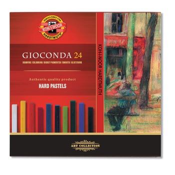 Set creta Koh-I-Noor Hard Pastel Gioconda, 24 culori Set creta Koh-I-Noor Hard Pastel Gioconda, 24 culori
