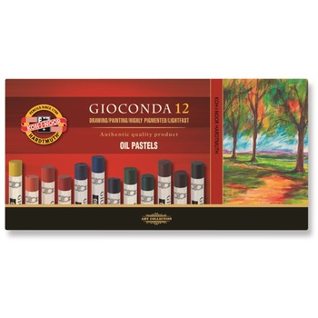 Set creta Koh-I-Noor Oil Pastel Gioconda, 12 culori Set creta Koh-I-Noor Oil Pastel Gioconda, 12 culori