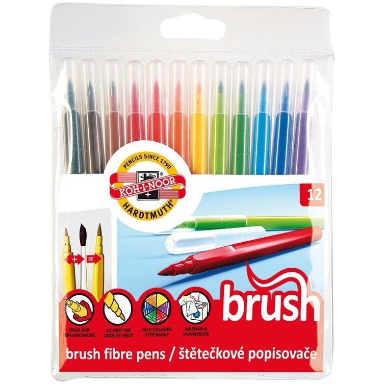 Set carioci Koh-I-Noor Paint Fun, 12 culori
