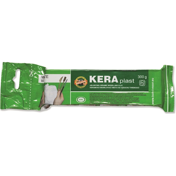 Lut pentru modelaj Koh-I-Noor Keraplast, 300 g, Alb