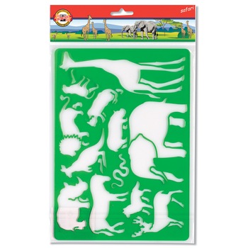 Sablon 12 animale safari Koh-I-Noor Sablon 12 animale safari Koh-I-Noor