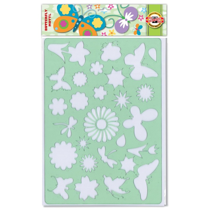 Шаблон Koh-I-Noor, Пеперуди и цветя