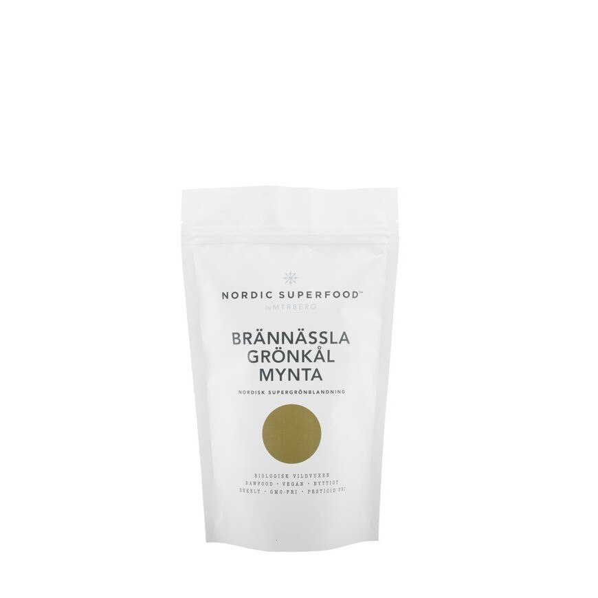 Supliment alimentar pudra, Nordic Superfood Willd Nettle, Organic Greenkale, Peppermint, 80 g