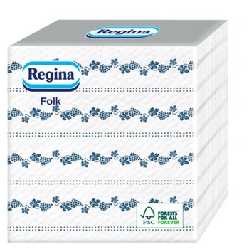 Pachet 45 Servetele de Masa, Regina Folk, 32x32 cm, Un Strat, Multicolore Pachet 45 Servetele de Masa, Regina Folk, 32x32 cm, Un Strat, Multicolore