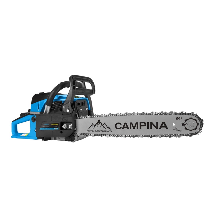 Campina CCS5200A Láncfűrész, 3.4 LE, 52 cm³, 2.5 kW, 7500 ford / perc, 40 cm penge