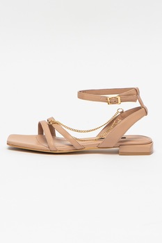 Gino Rossi, Sandale din piele cu detalii din lant Gino Rossi, Sandale din piele cu detalii din lant