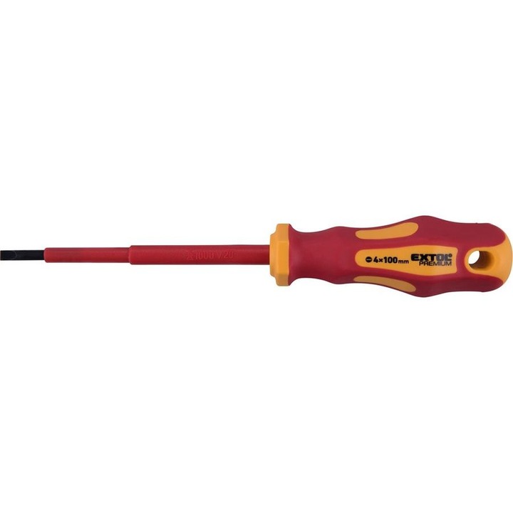 Extol lapos csavarhúzó 2,5x80 mm szigetelt