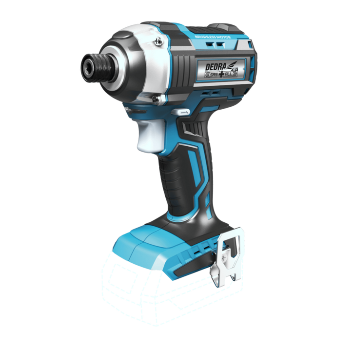 Dedra akkumulátoros csavarozógép 1/4" 18 V akkumulátor nélkül
