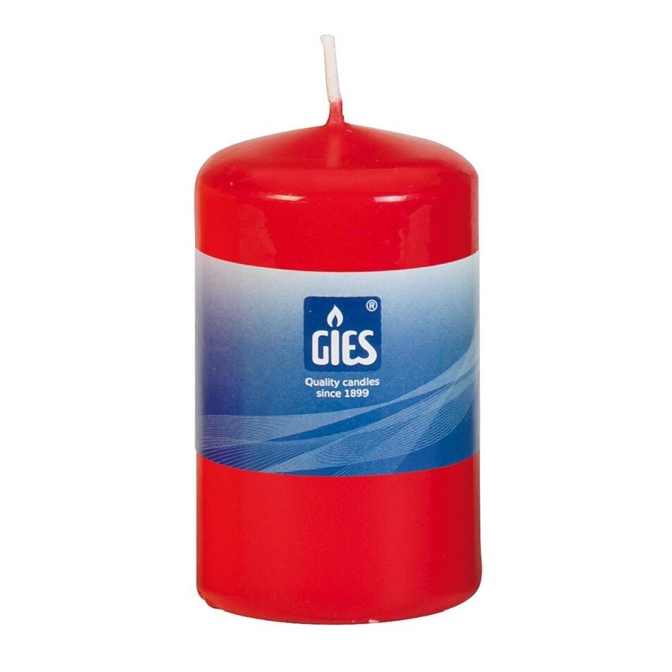 Stalp rosu 15 ore Gies, 80 x 48 mm