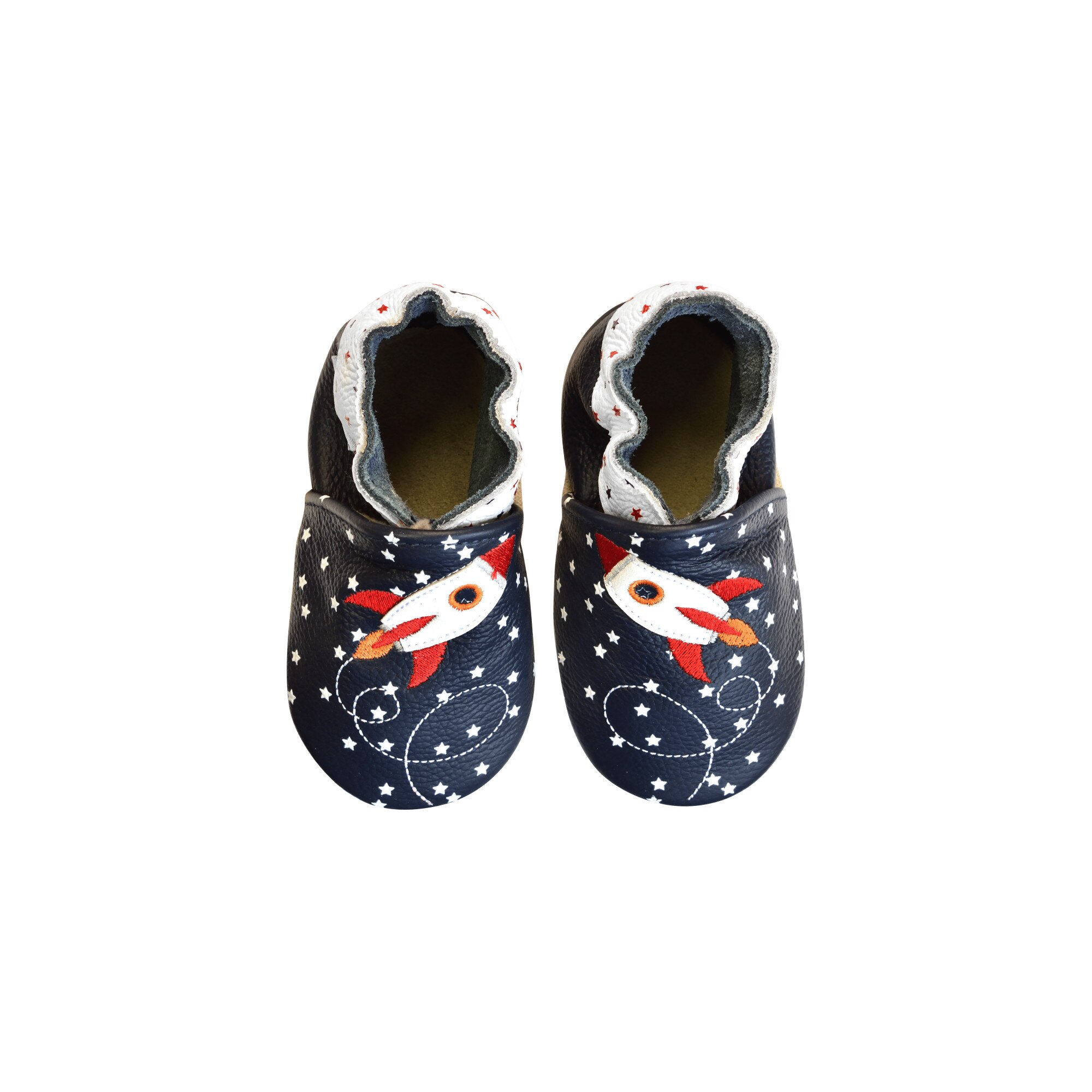 Botosei Rose et Chocolat din piele Rocket Star Navy