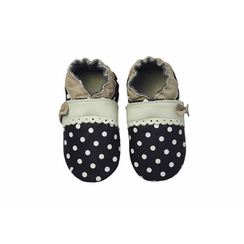 Botosei Rose et Chocolat din piele Polka Princess Botosei Rose et Chocolat din piele Polka Princess