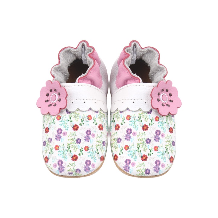 Botosei Rose et Chocolat din piele Pop Flower