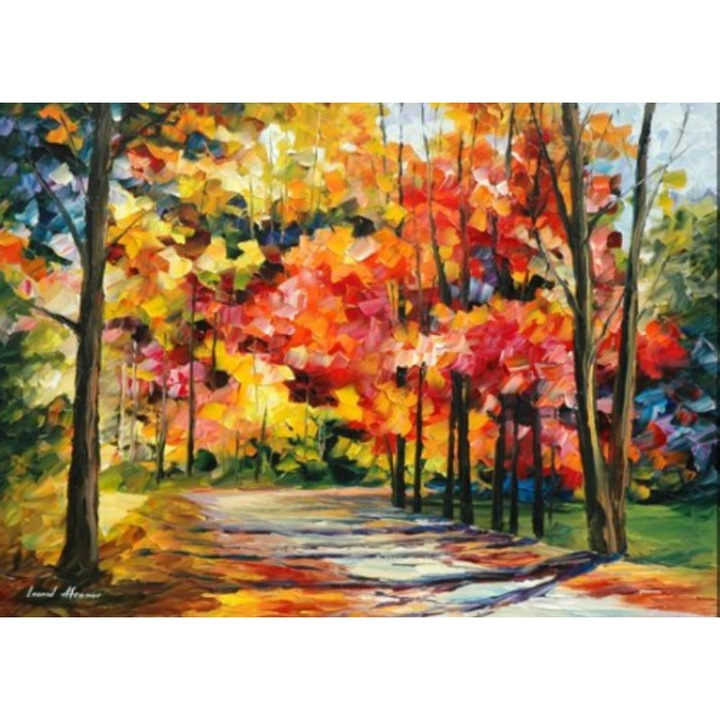 Vászonkép Printly, reprodukció Leonid Afremov, Gold October, 70x50 cm