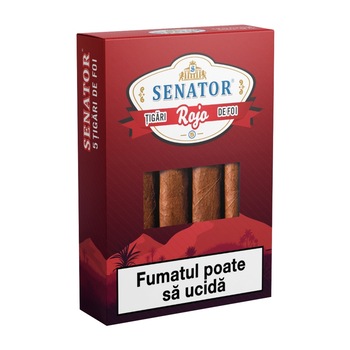 Tigari de foi - Senator ROJO (Cherry) 47,5g (5) Tigari de foi - Senator ROJO (Cherry) 47,5g (5)
