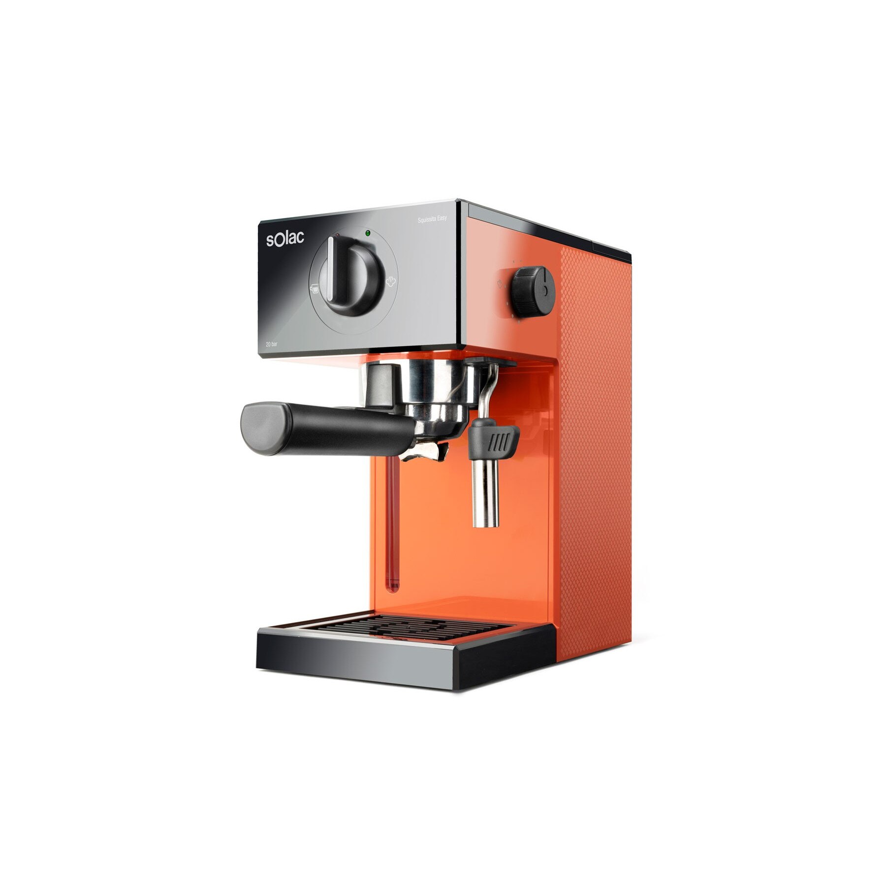 Espressor manual Solac Squissita Easy CE4503, 20 bari, Portocaliu