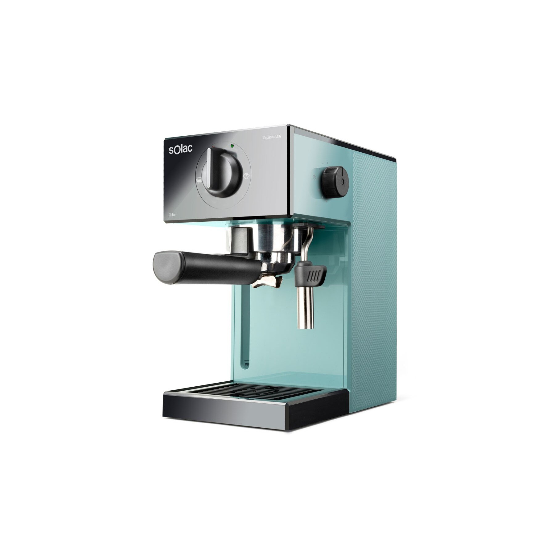 Espressor manual Solac Squissita Easy CE4504, 20 bari, Albastru