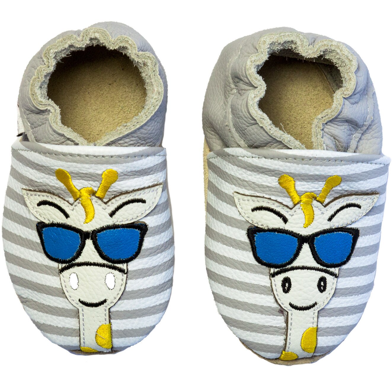 Botosei Rose et Chocolat din piele Giraffe SHADEZ Stripes