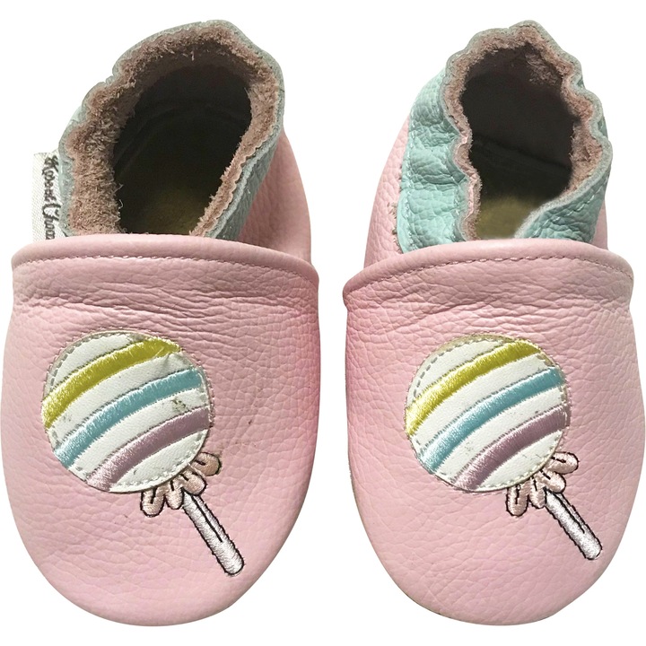 Botosei Rose et Chocolat din piele Lollipop