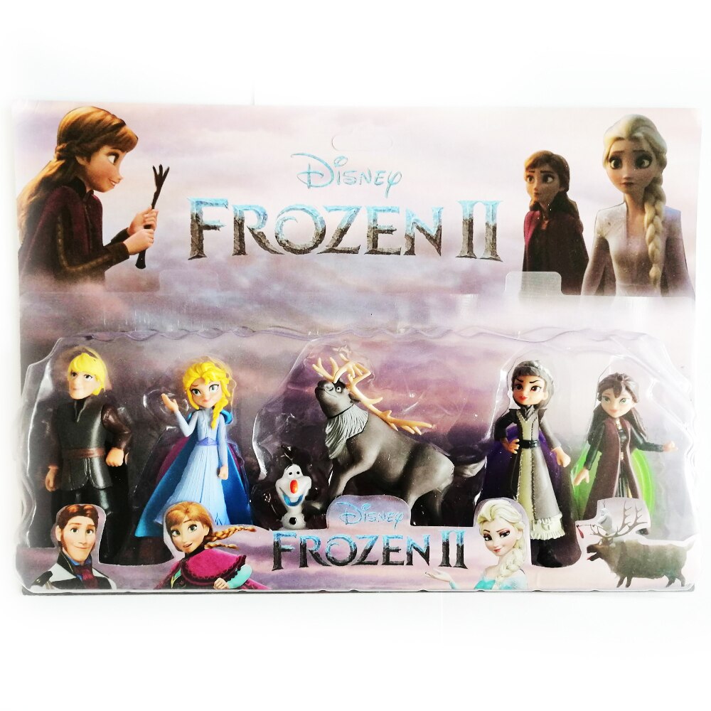 Set 6 figurine, Frozen II, 10 cm, Vision Frozen