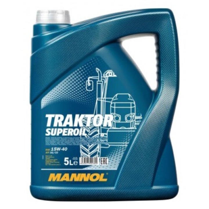 Ulei Motor MANNOL Traktor Superoil 15W40 7406 - Mineral, Tractoare si Utilaje Agricole (API CD/SG)