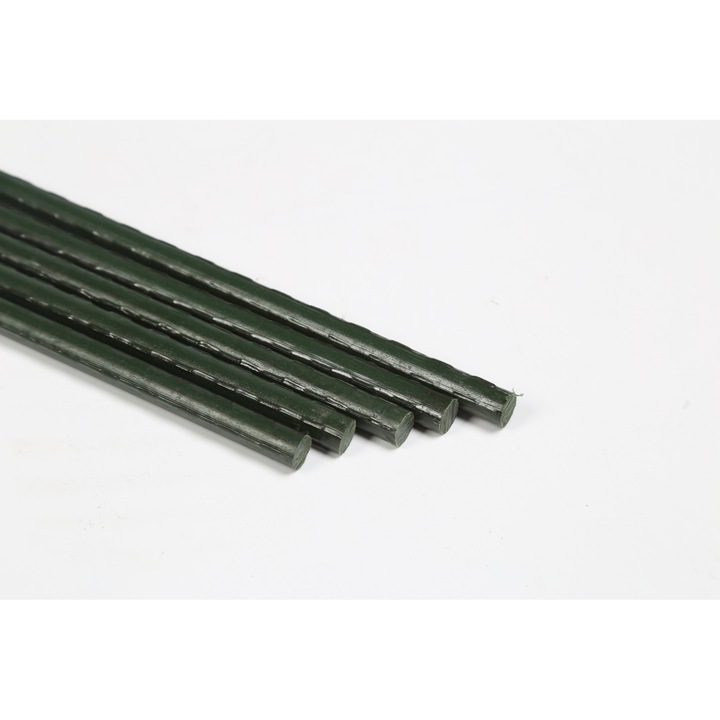 Arac (suport plante) verde metalic, PE, 11 mm x 150 cm