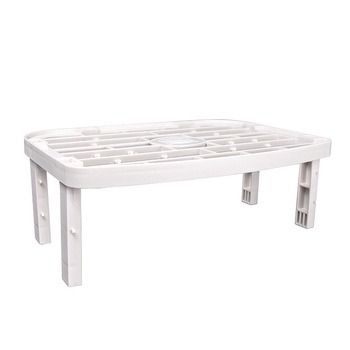 Raft plastic ajustabil bucatarie, 31x22x11.1/13.2 cm Alb Raft plastic ajustabil bucatarie, 31x22x11.1/13.2 cm Alb