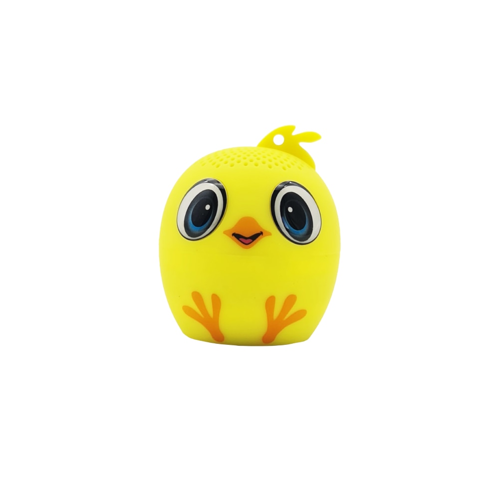 Boxa Portabila de Buzunar Soundvox, Diametru 33mm, Bluetooth, Buton Declansator Poza, Mini Figurina Pui